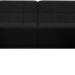 Relax 128" Velvet Upholstered 8pc. Modular Sectional