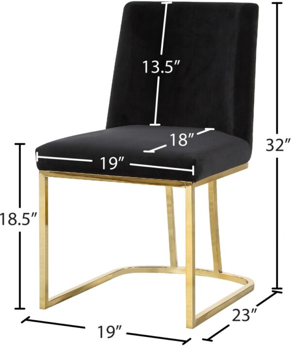 Heidi Velvet Upholstered Dining Chair