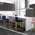 Heidi Velvet Upholstered Counter Stool