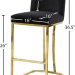 Heidi Velvet Upholstered Counter Stool