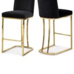 Heidi Velvet Upholstered Counter Stool