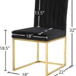 Giselle Velvet Upholstered Dining Chair