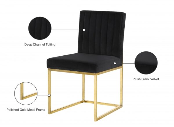 Giselle Velvet Upholstered Dining Chair