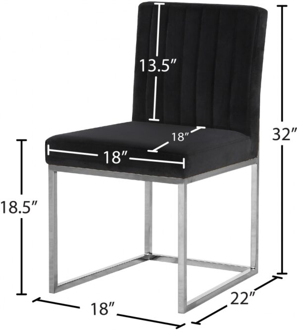 Giselle Velvet Upholstered Dining Chair