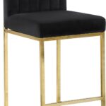 Giselle Velvet Upholstered Counter Stool