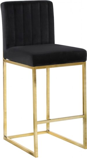 Giselle Velvet Upholstered Counter Stool