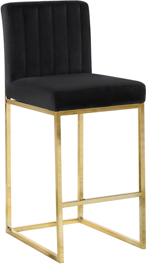 Giselle Velvet Upholstered Counter Stool