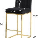 Giselle Velvet Upholstered Counter Stool