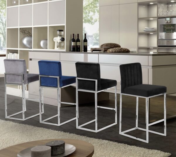 Giselle Velvet Upholstered Counter Stool