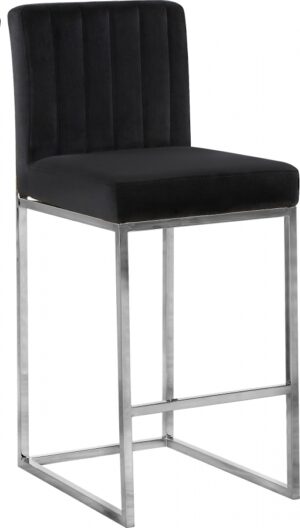 Giselle Velvet Upholstered Counter Stool