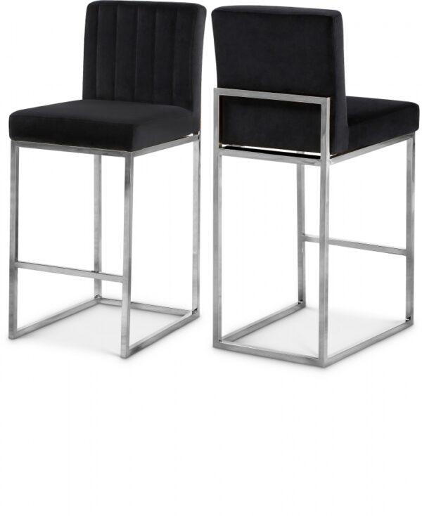 Giselle Velvet Upholstered Counter Stool