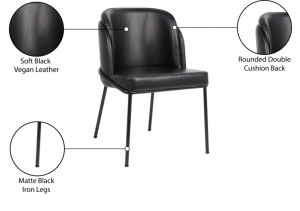 Jagger Vegan Leather Upholstered Dining Chair