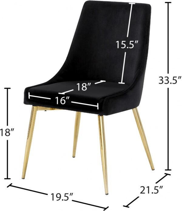 Karina Velvet Upholstered Dining Chair