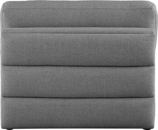 Beckham Linen Textured Fabric Upholstered Armless Modular Chair