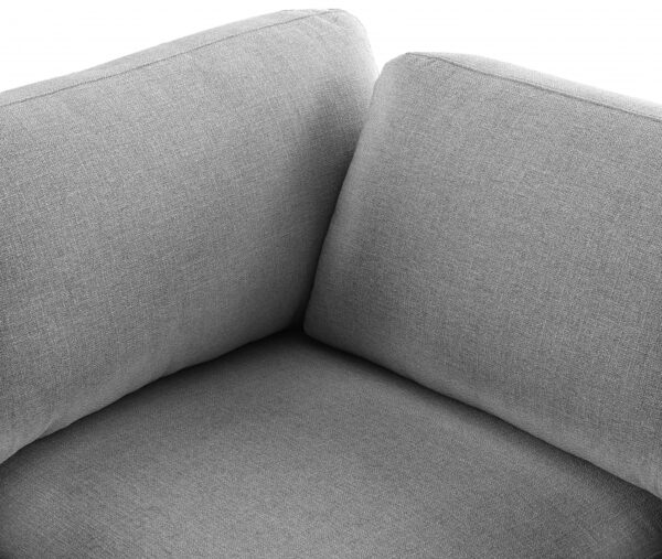 Beckham Linen Textured Fabric Upholstered Corner Modular Chair