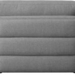 Beckham 114" Linen Textured Fabric Upholstered 3pc. Modular Sofa