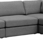 Beckham 114" Linen Textured Fabric Upholstered 4pc. Modular Sectional