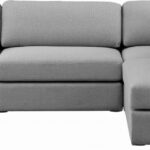 Beckham 114" Linen Textured Fabric Upholstered 4pc. Modular Sectional