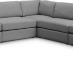 Beckham 114" Linen Textured Fabric Upholstered 5pc. Modular Sectional