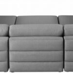 Beckham 114" Linen Textured Fabric Upholstered 6pc. Modular Sectional