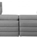 Beckham 152" Linen Textured Fabric Upholstered 7pc. Modular Sectional