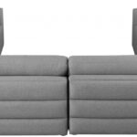 Beckham 152" Linen Textured Fabric Upholstered 8pc. Modular Sectional