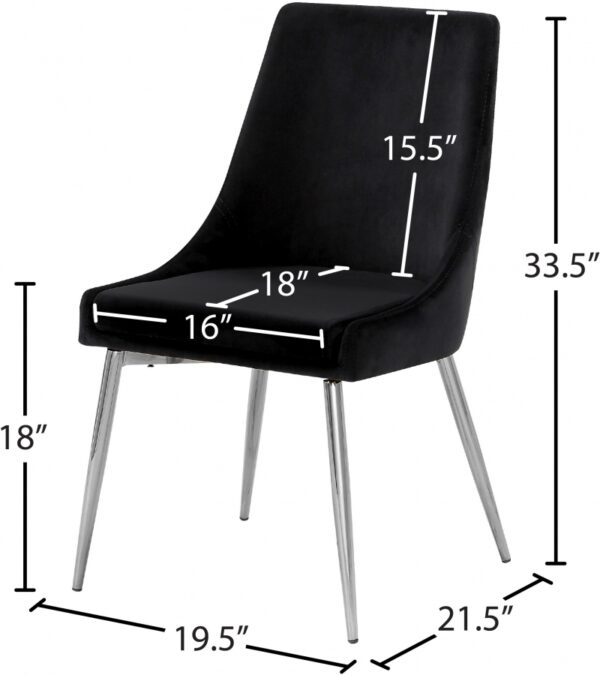 Karina Velvet Upholstered Dining Chair