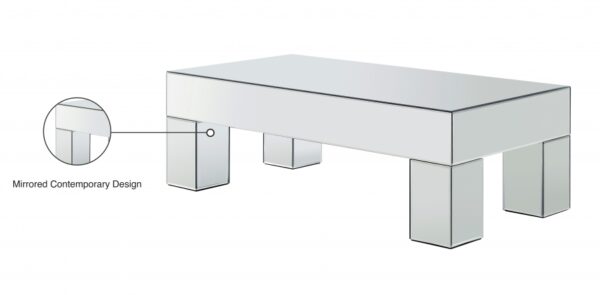 Lainy Mirrored Coffee Table