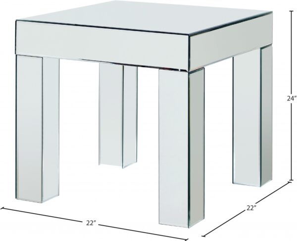Lainy Mirrored End / Side Table