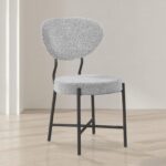 Allure Boucle Fabric Upholstered Dining Chair