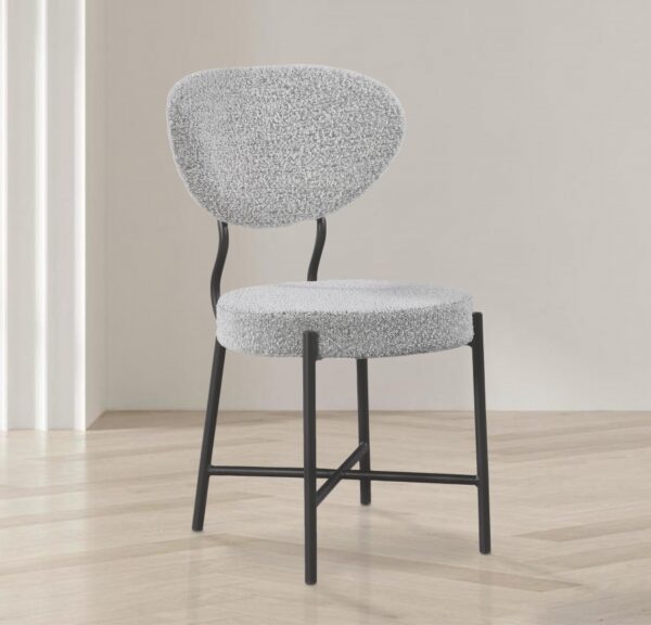 Allure Boucle Fabric Upholstered Dining Chair