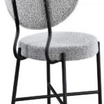 Allure Boucle Fabric Upholstered Dining Chair