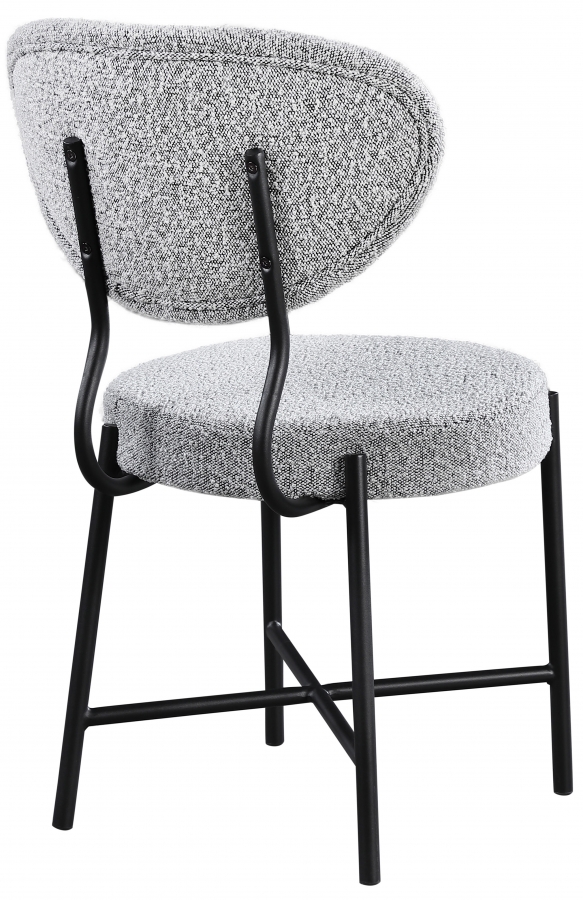 Allure Boucle Fabric Upholstered Dining Chair