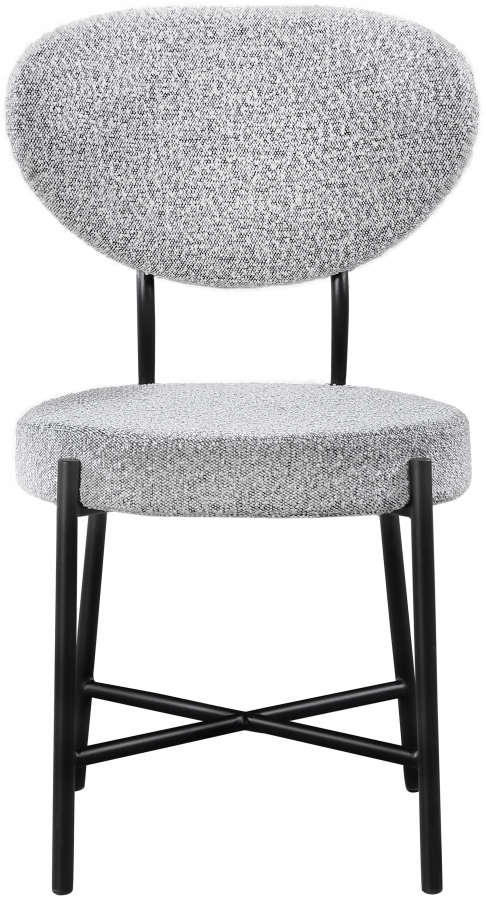 Allure Boucle Fabric Upholstered Dining Chair