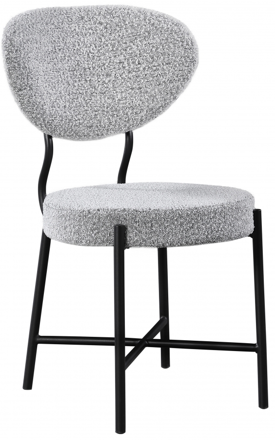 Allure Boucle Fabric Upholstered Dining Chair