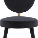 Brandy Velvet Upholstered Dining Chair