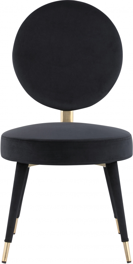 Brandy Velvet Upholstered Dining Chair