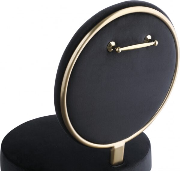 Brandy Velvet Upholstered Dining Chair