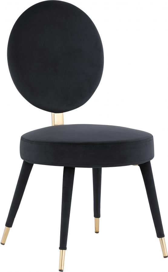 Brandy Velvet Upholstered Dining Chair