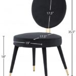 Brandy Velvet Upholstered Dining Chair