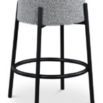 Avalon Boucle Fabric Upholstered Counter Stool