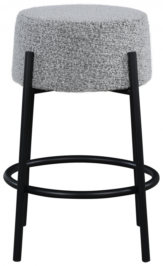 Avalon Boucle Fabric Upholstered Counter Stool