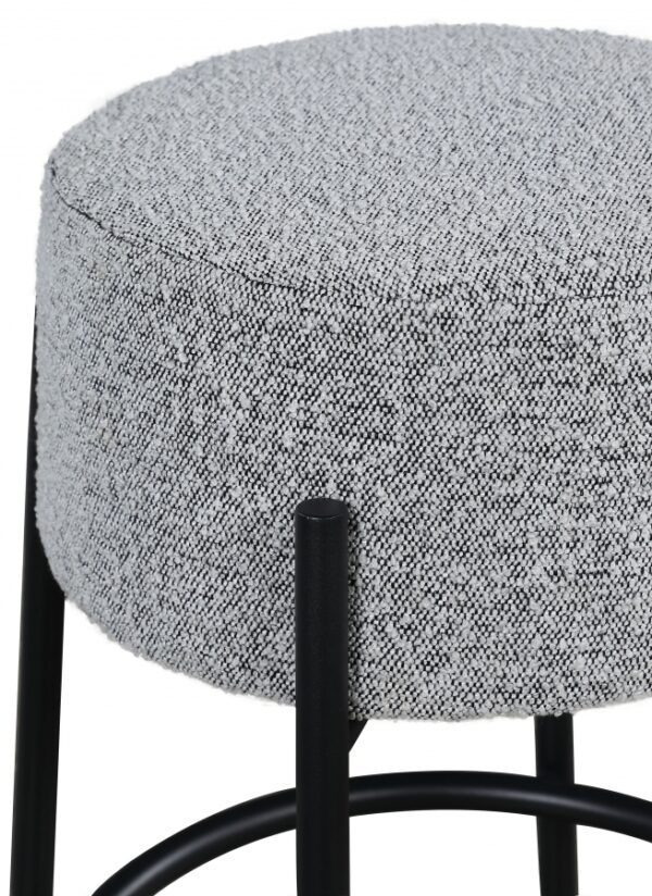 Avalon Boucle Fabric Upholstered Counter Stool