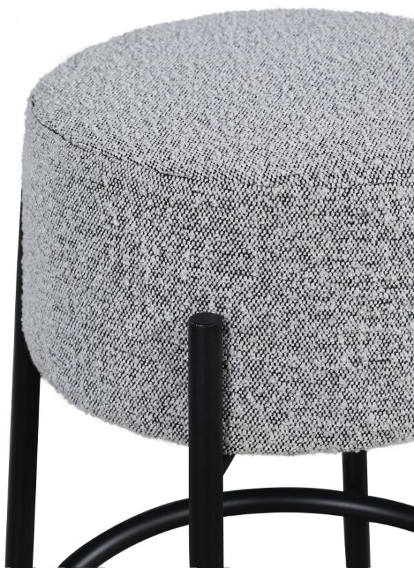 Avalon Boucle Fabric Upholstered Bar Stool