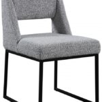 Jayce Boucle Fabric Upholstered Dining Chair