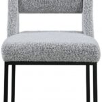 Jayce Boucle Fabric Upholstered Dining Chair
