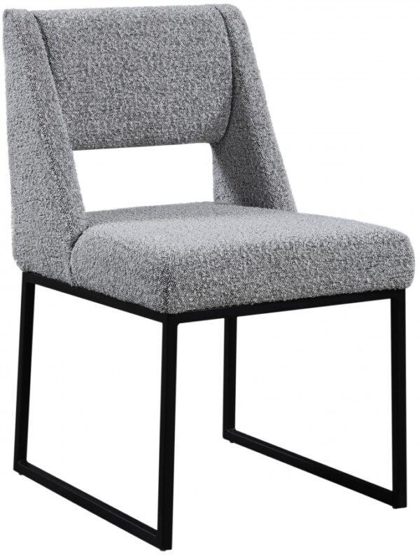Jayce Boucle Fabric Upholstered Dining Chair