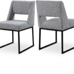 Jayce Boucle Fabric Upholstered Dining Chair