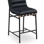 Burke Vegan Leather Upholstered Counter Stool
