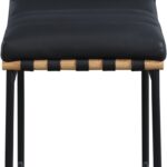 Burke Vegan Leather Upholstered Counter Stool